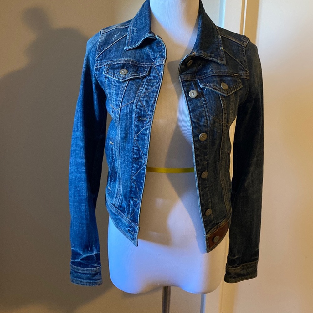 Pilcro and letterpress from Anthropologie denim jacket size xs